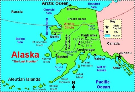 alaska point of interest map.